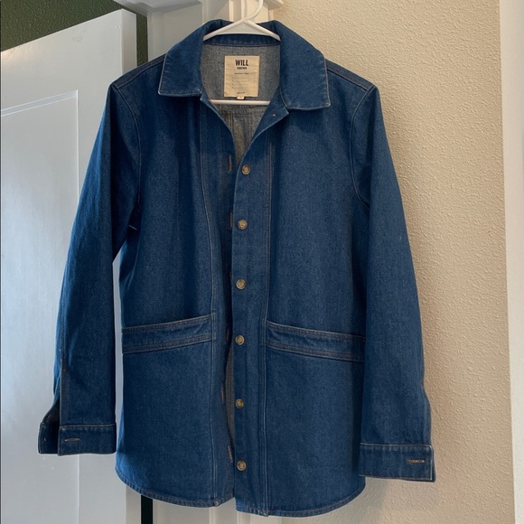 Sezane Jackets & Blazers - Sezane Will Jacket Denim Blue - Size M
